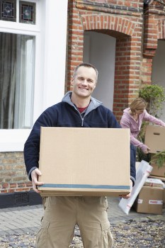 Removal team assisting with a Croydon home move