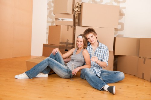 Careful packing and furniture handling during a home move