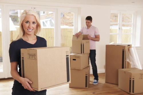 Packing tips and labelled boxes for student moving day