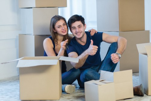 Unpacking and organizing belongings after a Croydon house move