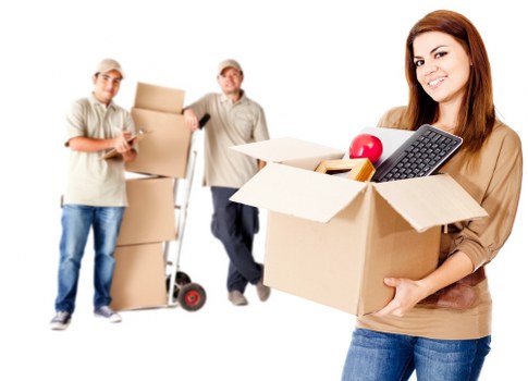 Moving team preparing items safely during a home removal