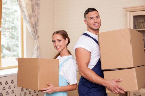 Careful packing service protecting fragile items during a move in Croydon