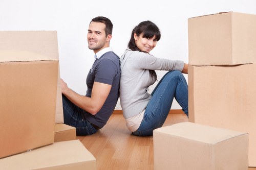 Experienced removal team managing a property relocation in Croydon