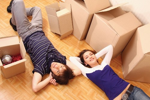 Moving boxes and packing materials prepared for Croydon relocation