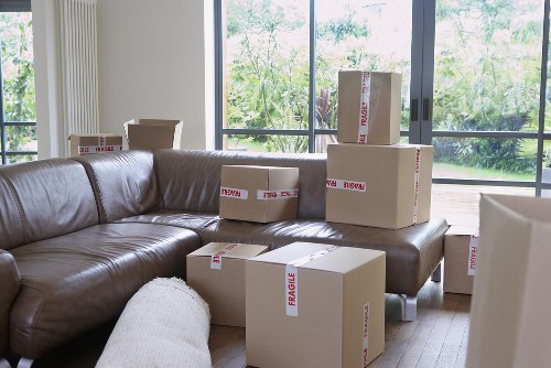 Packing and preparing items for a removal van in Croydon