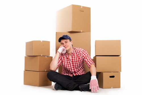 Careful loading of unwanted furniture from a Croydon property