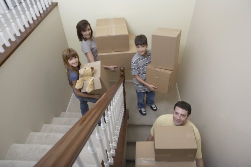 Local moving van ready for removals across Croydon